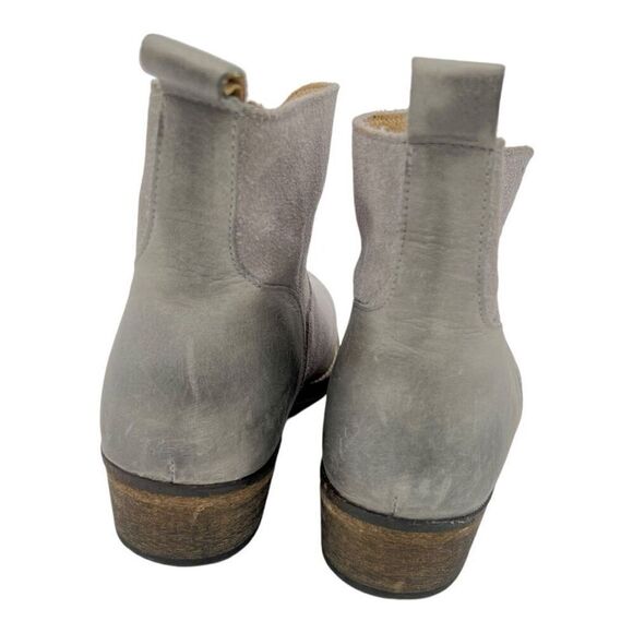 Ivylee Women's Round Toe Suede Copenhagen Ankle Boots Light Gray Size 36 - Picture 3 of 9